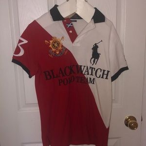 Polo Ralph Lauren black watch shirt.